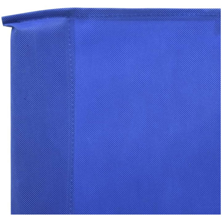 Vindskydd 3 paneler tyg azurblå vidaXL 400 x 120 cm – bild 4