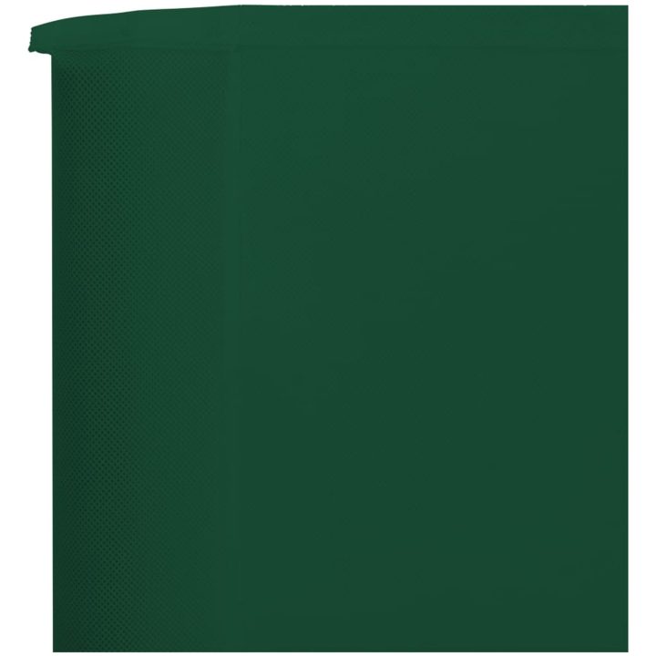 Vindskydd 3 paneler tyg grön vidaXL 400 x 80 cm – bild 4