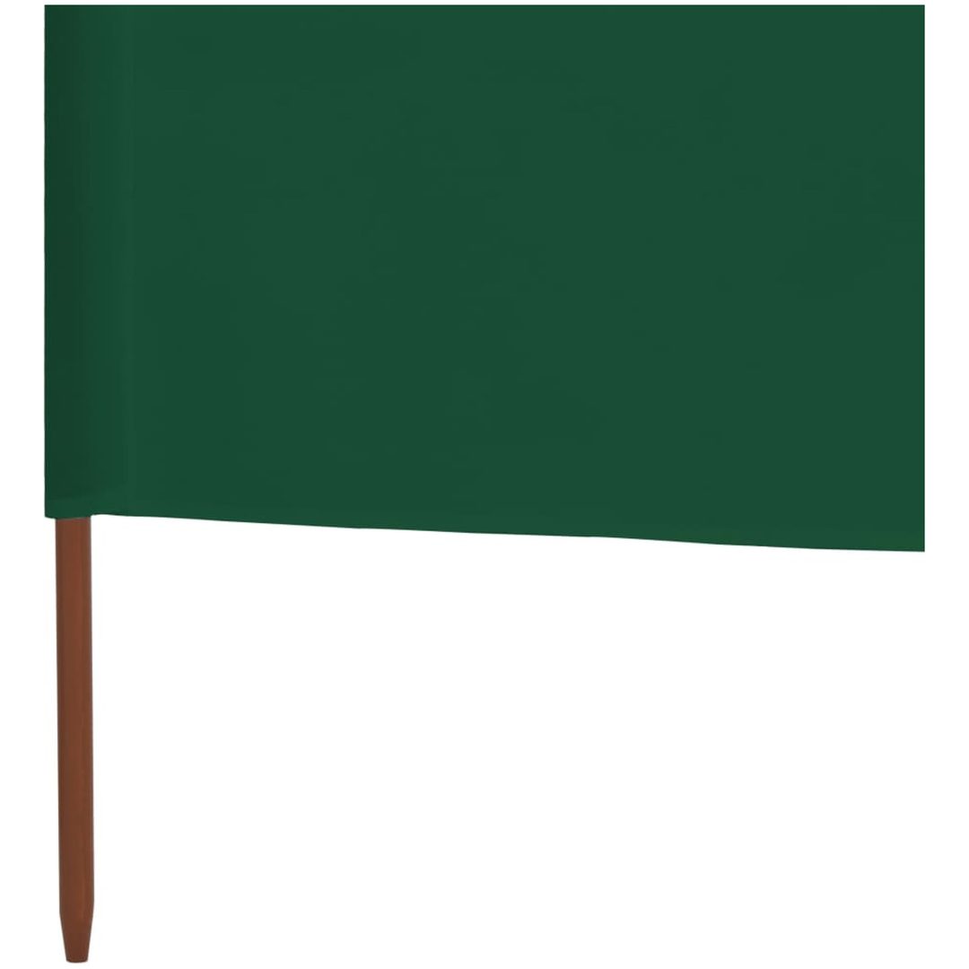 Vindskydd 3 paneler tyg grön vidaXL 400 x 80 cm – bild 5