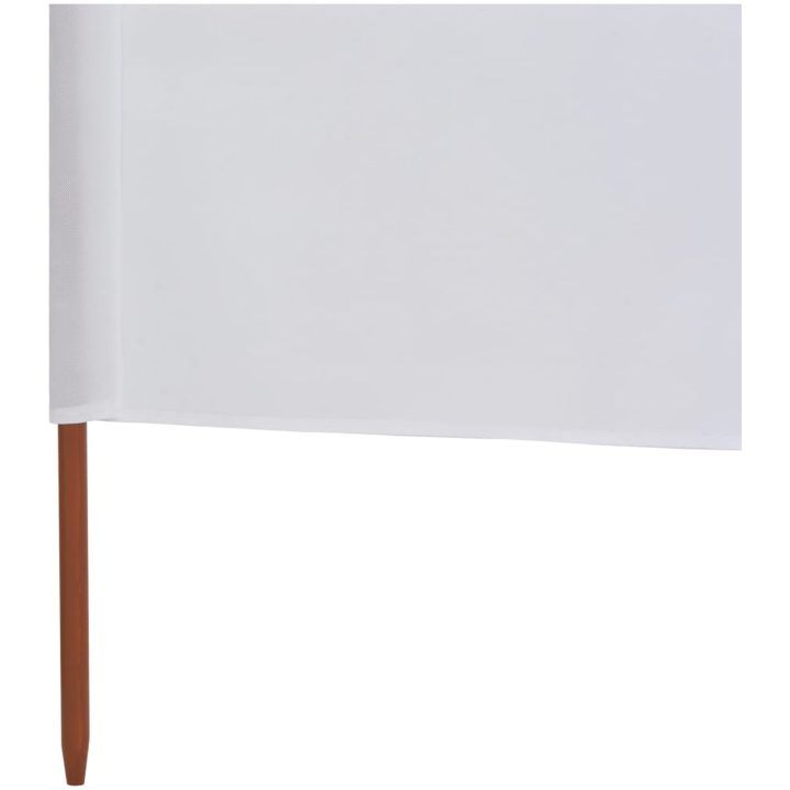 Vindskydd 3 paneler tyg sandvit vidaXL 400 x 80 cm – bild 5
