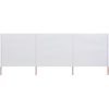 Vindskydd 3 paneler tyg sandvit vidaXL 400 x 80 cm – miniatyr 1