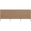 Vindskydd 3 paneler tyg taupe vidaXL 400 x 120 cm – miniatyr 3