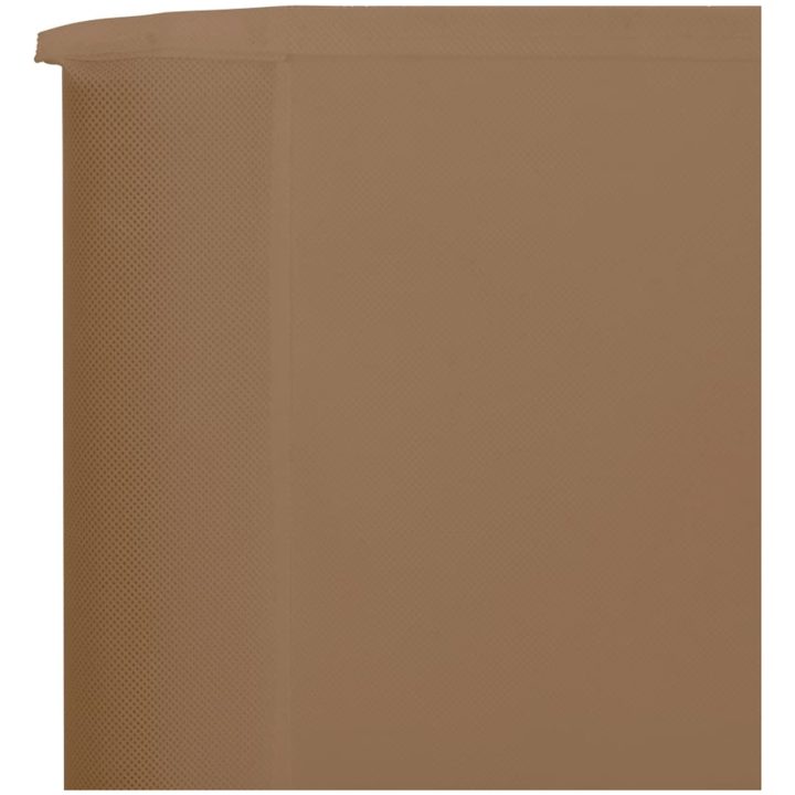 Vindskydd 3 paneler tyg taupe vidaXL 400 x 120 cm – bild 4