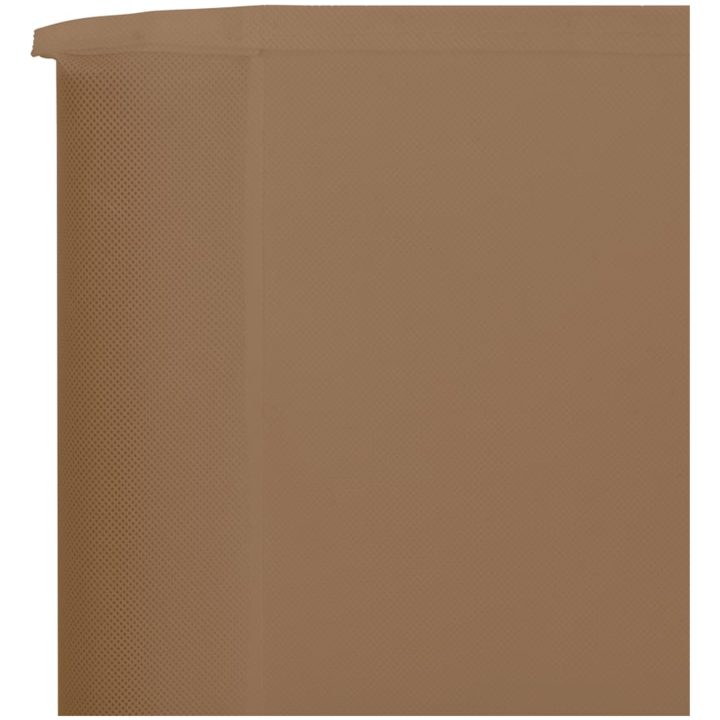Vindskydd 3 paneler tyg taupe vidaXL 400 x 80 cm – bild 4