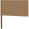 Vindskydd 3 paneler tyg taupe vidaXL 400 x 80 cm – miniatyr 5