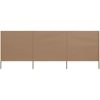 Vindskydd 3 paneler tyg taupe vidaXL 400 x 80 cm – miniatyr 1