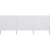 Vindskydd 3 paneler tyg vit vidaXL 400 x 120 cm – miniatyr 3