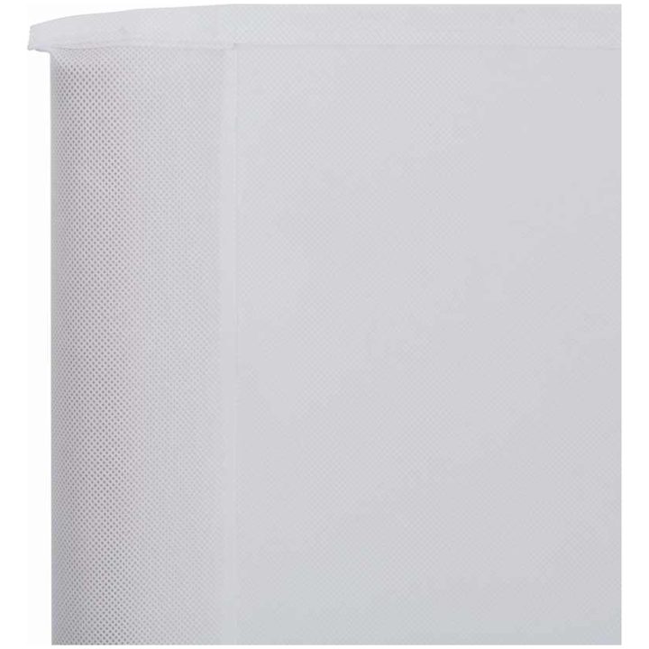 Vindskydd 3 paneler tyg vit vidaXL 400 x 120 cm – bild 4