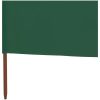 Vindskydd 5 paneler tyg grön vidaXL 600 x 120 cm – miniatyr 5