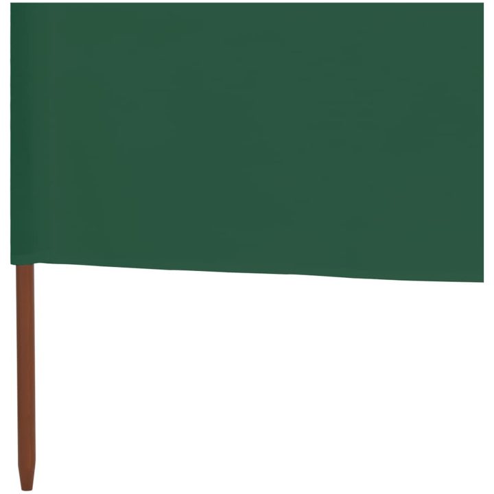 Vindskydd 5 paneler tyg grön vidaXL 600 x 120 cm – bild 5