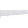 Vindskydd 5 paneler tyg sandvit vidaXL 600 x 120 cm – miniatyr 2