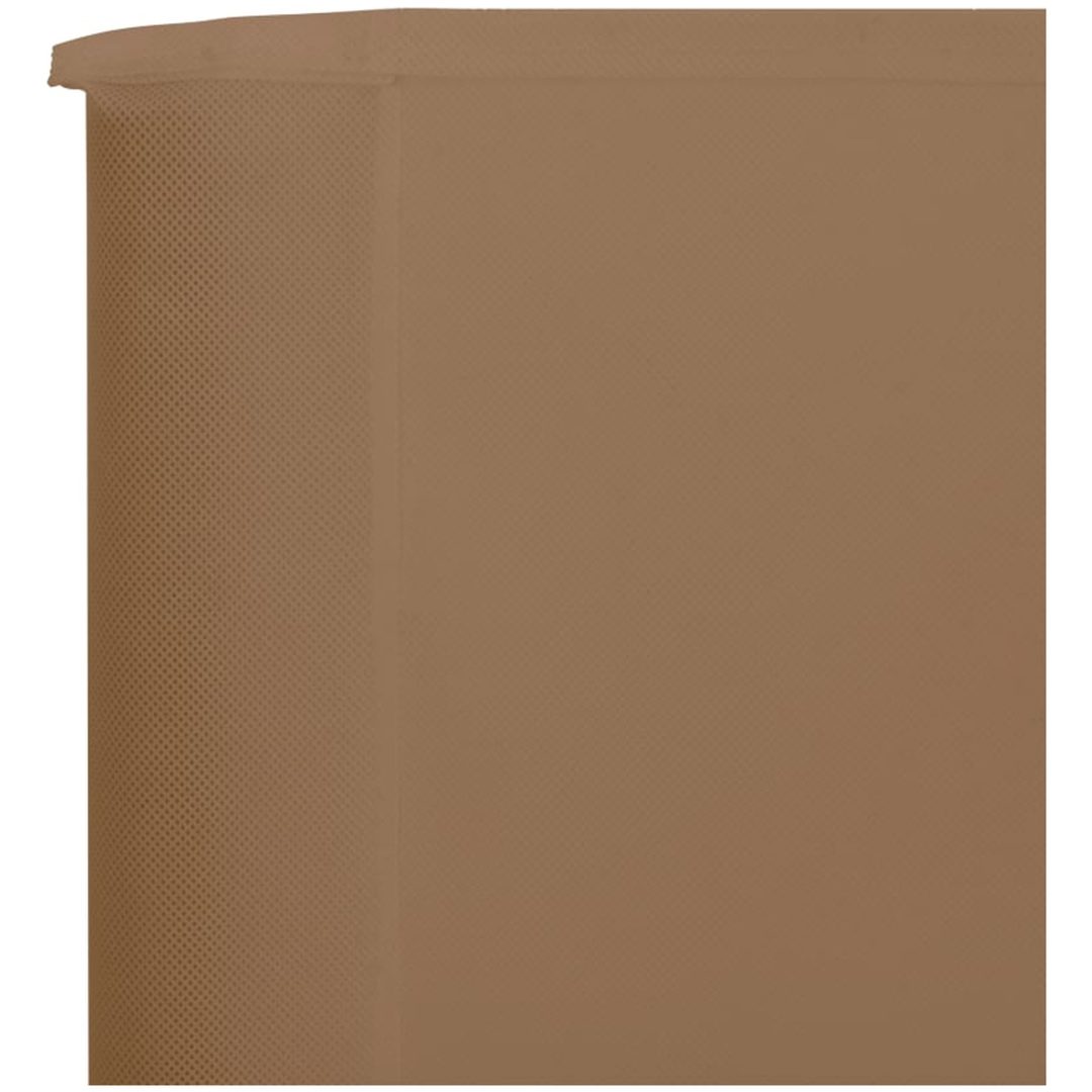 Vindskydd 5 paneler tyg taupe vidaXL 600 x 80 cm – bild 4