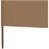 Vindskydd 5 paneler tyg taupe vidaXL 600 x 80 cm – miniatyr 5