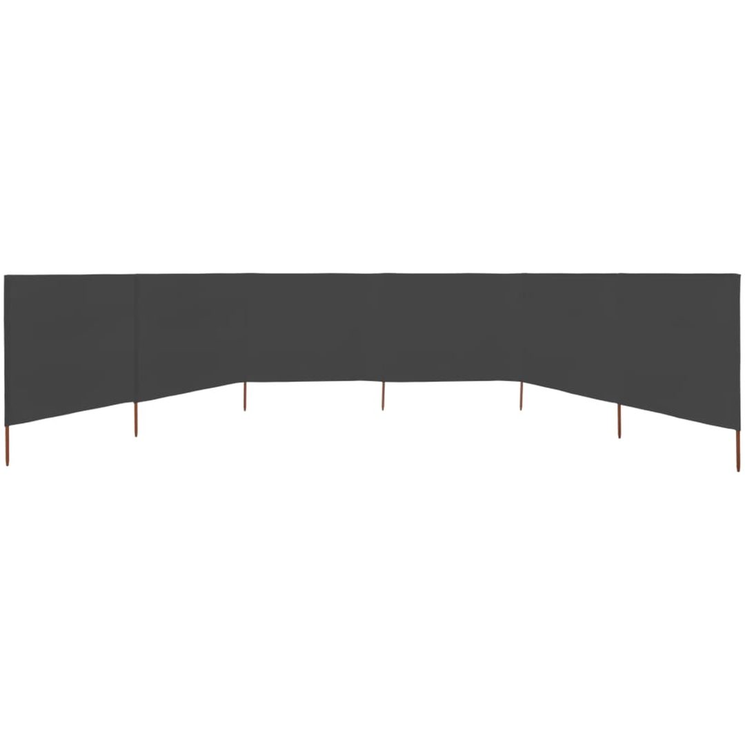 Vindskydd 6 paneler tyg antracit vidaXL 800 x 160 cm – bild 3