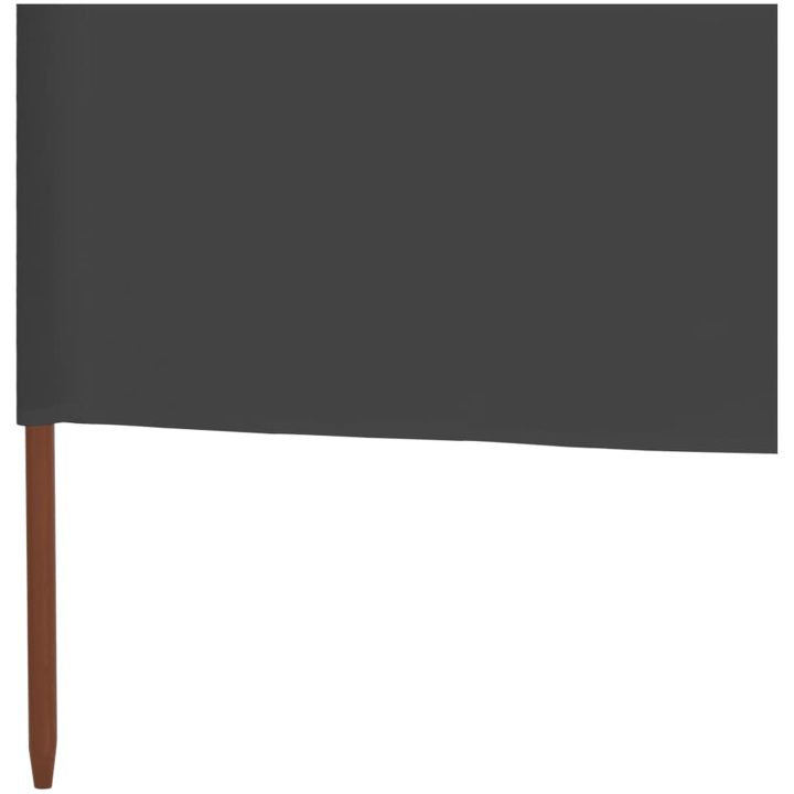 Vindskydd 6 paneler tyg grå vidaXL 800 x 80 cm – bild 5