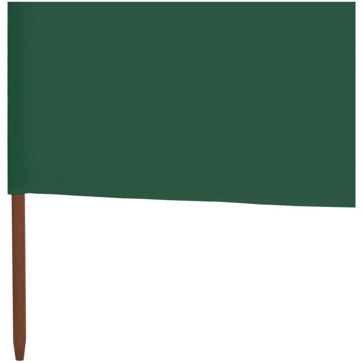 Vindskydd 6 paneler tyg grön vidaXL 800 x 80 cm – bild 5