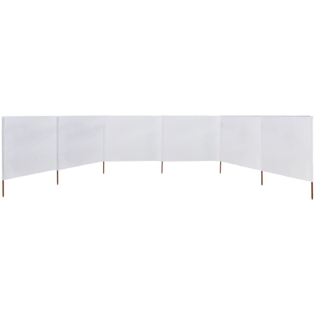 Vindskydd 6 paneler tyg sandvit vidaXL 800 x 160 cm – bild 3