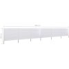 Vindskydd 6 paneler tyg sandvit vidaXL 800 x 160 cm – miniatyr 6