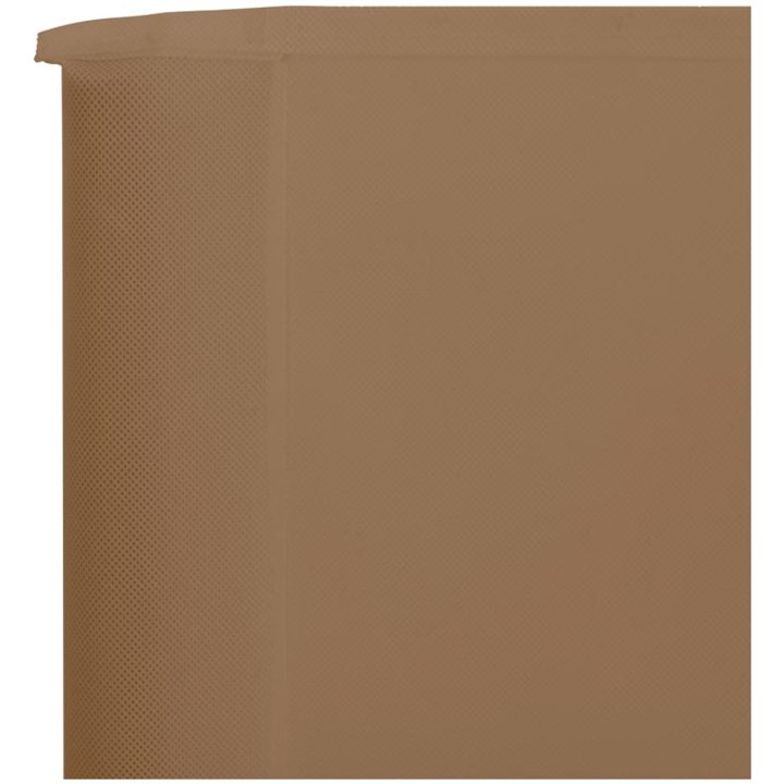 Vindskydd 6 paneler tyg taupe vidaXL 800 x 120 cm – bild 4