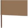 Vindskydd 6 paneler tyg taupe vidaXL 800 x 120 cm – miniatyr 5