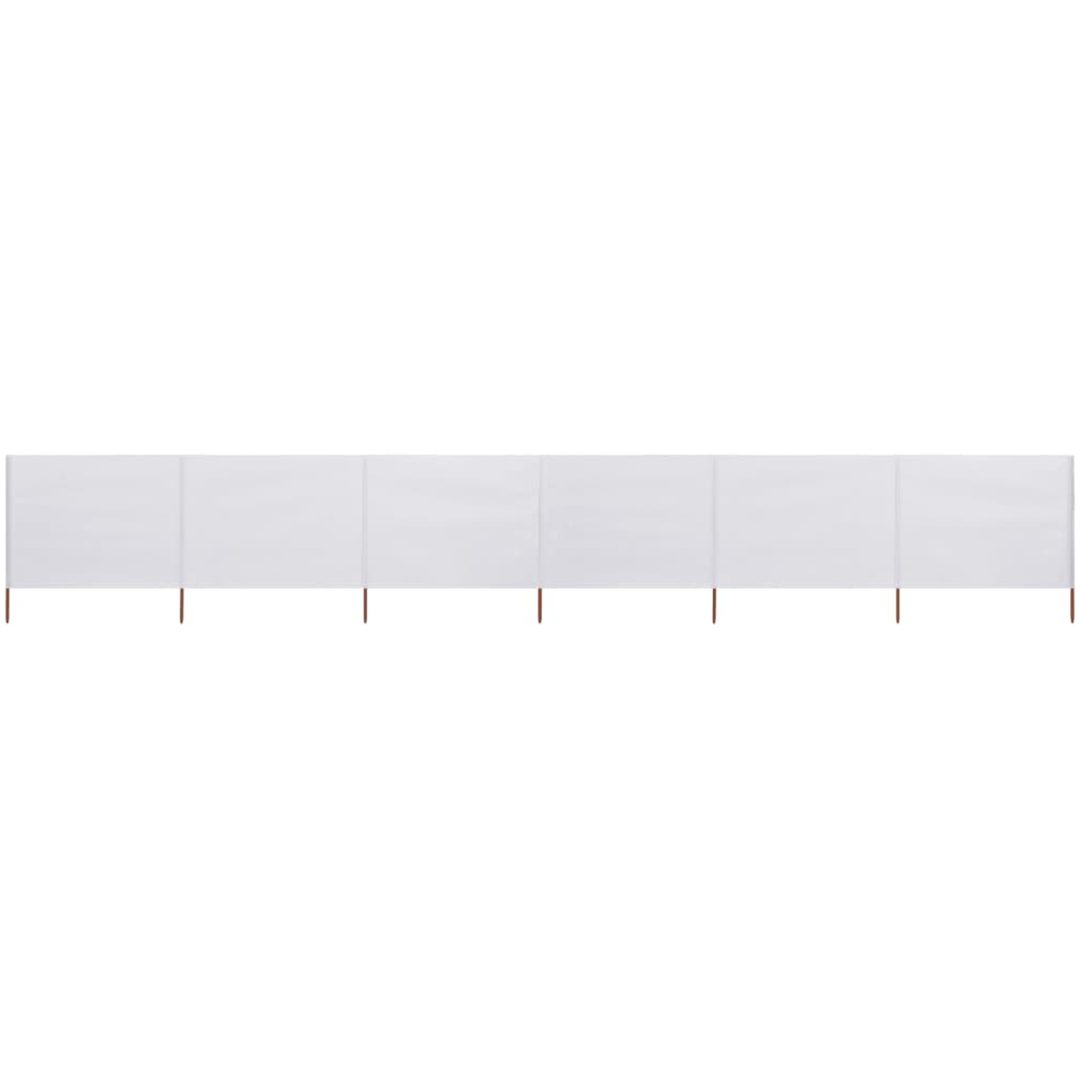 Vindskydd 6 paneler tyg vit vidaXL 800 x 80 cm – bild 2