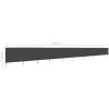 Vindskydd 9 paneler tyg antracit vidaXL 1200 x 80 cm – miniatyr 6