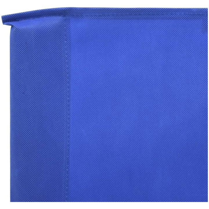 Vindskydd 9 paneler tyg azurblå vidaXL 1200 x 80 cm – bild 4