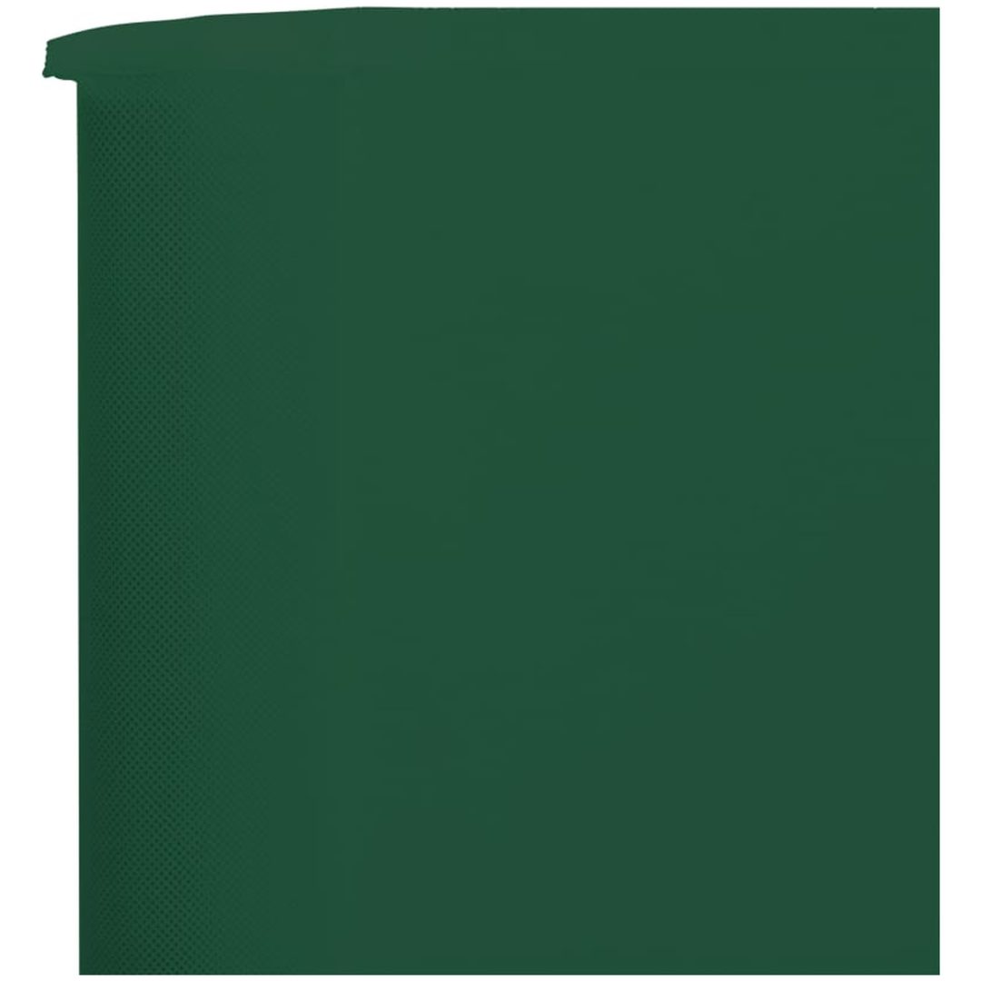 Vindskydd 9 paneler tyg grön vidaXL 1200 x 80 cm – bild 4