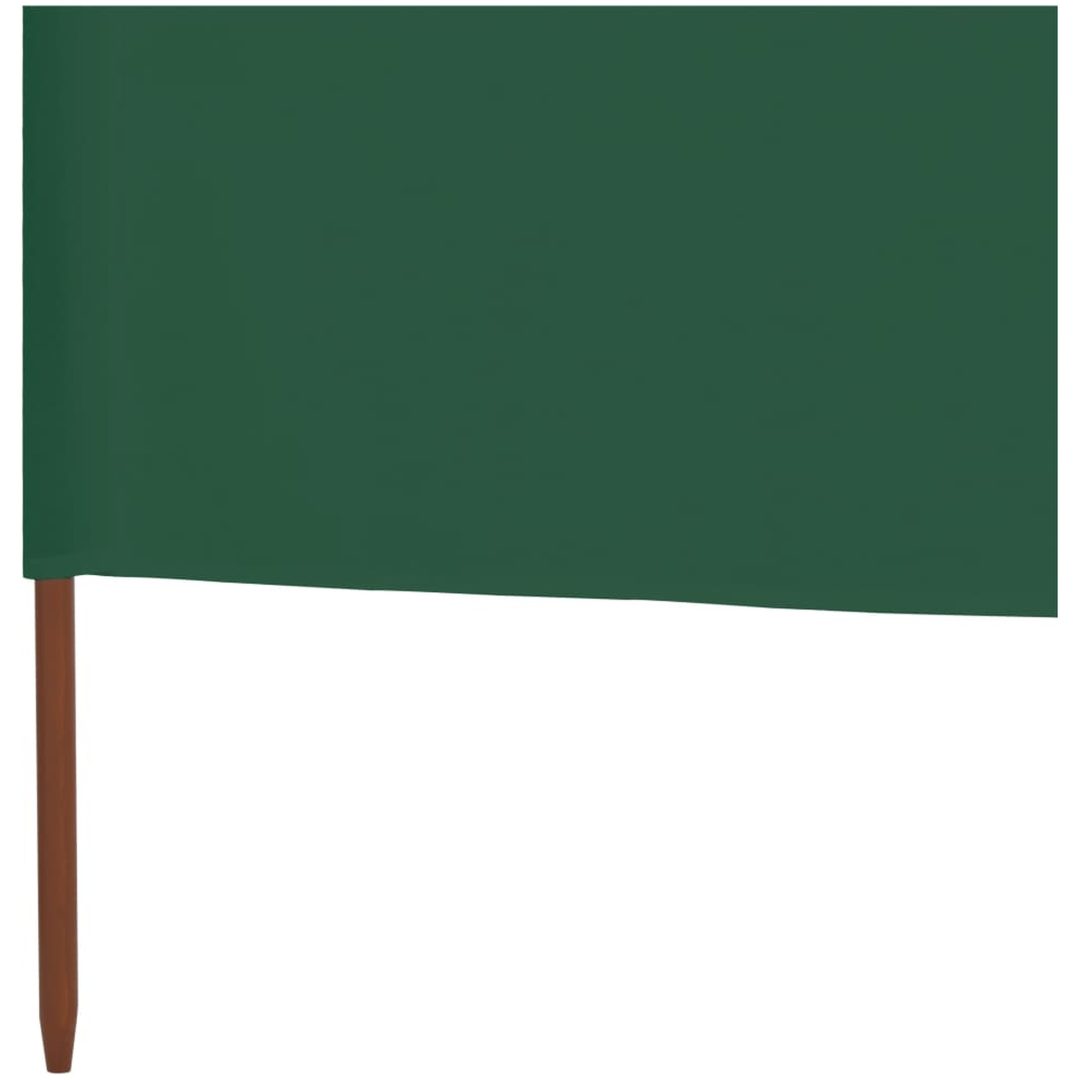 Vindskydd 9 paneler tyg grön vidaXL 1200 x 80 cm – bild 5