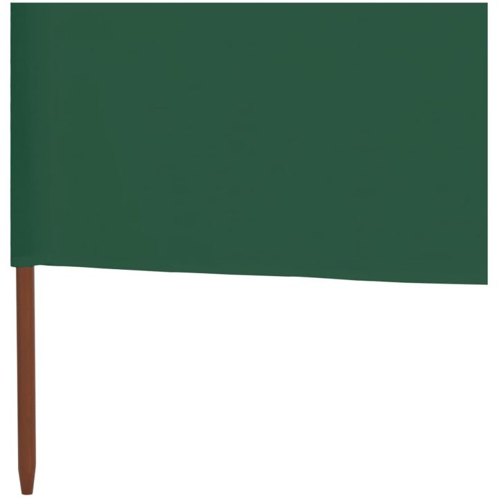 Vindskydd 9 paneler tyg grön vidaXL 1200 x 80 cm – bild 5