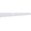 Vindskydd 9 paneler tyg sandvit vidaXL 1200 x 120 cm – miniatyr 2