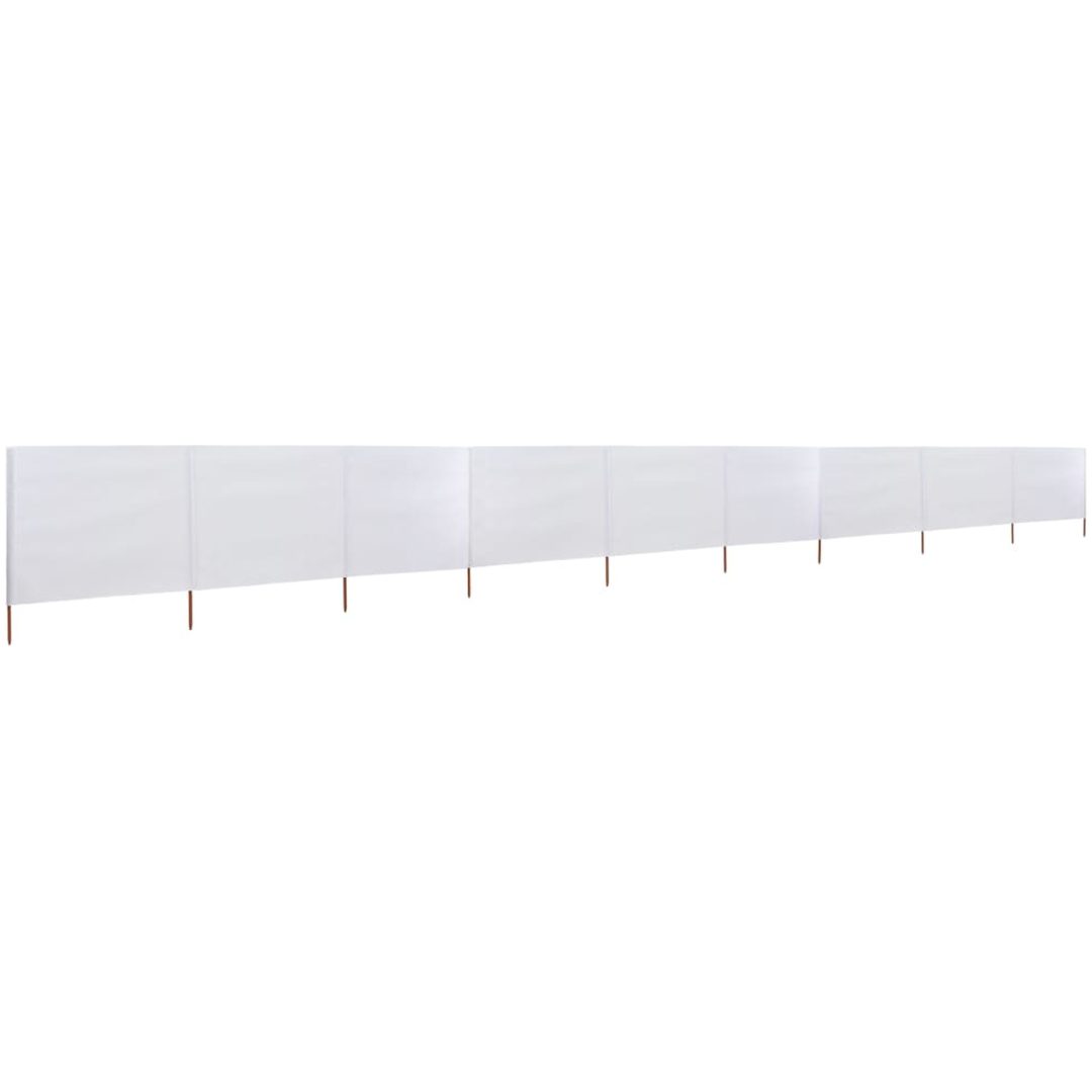 Vindskydd 9 paneler tyg sandvit vidaXL 1200 x 120 cm – bild 2