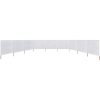 Vindskydd 9 paneler tyg sandvit vidaXL 1200 x 120 cm – miniatyr 3