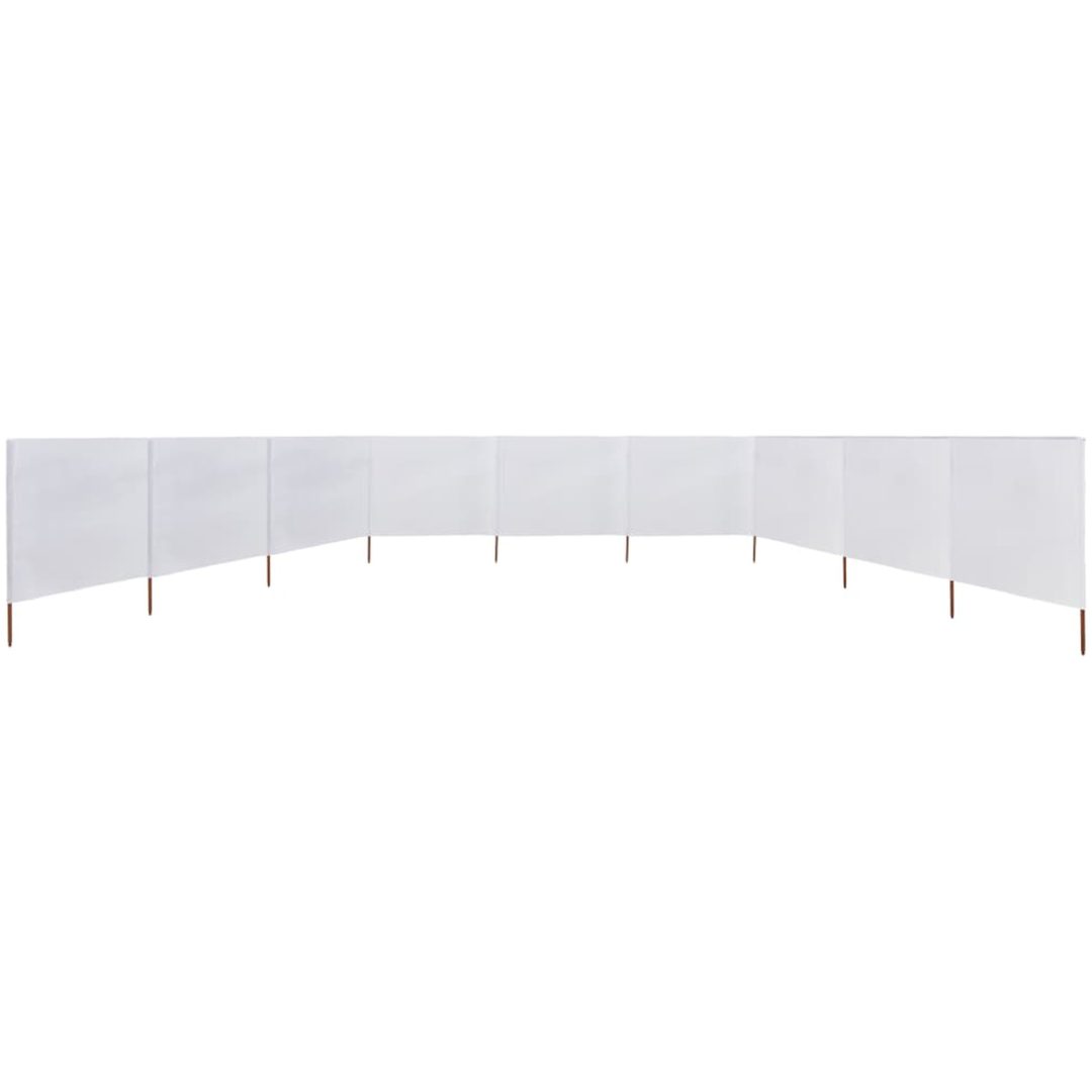 Vindskydd 9 paneler tyg sandvit vidaXL 1200 x 120 cm – bild 3