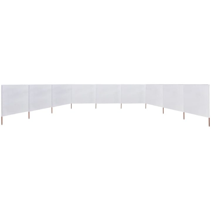 Vindskydd 9 paneler tyg sandvit vidaXL 1200 x 120 cm – bild 3