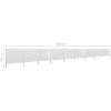 Vindskydd 9 paneler tyg sandvit vidaXL 1200 x 120 cm – miniatyr 6