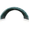 Vindskydd för boskap PVC 3,7x3,7 m grön vidaXL – miniatyr 3