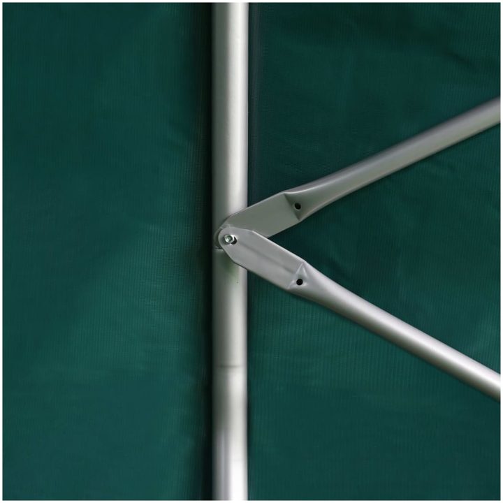 Vindskydd för boskap PVC 3,7x3,7 m grön vidaXL – bild 5
