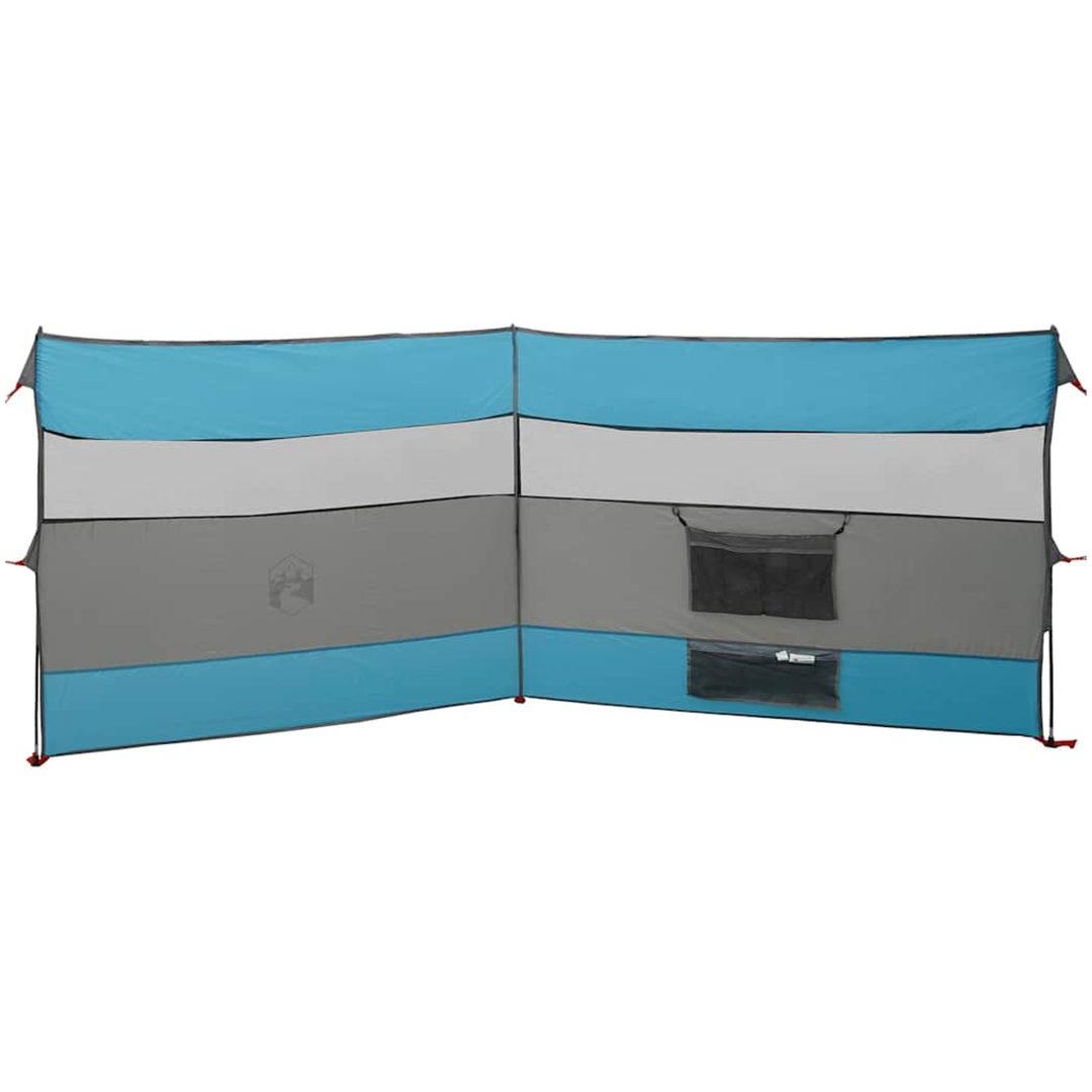 Vindskydd för camping blå vattentät vidaXL 340 x 130 cm – bild 6