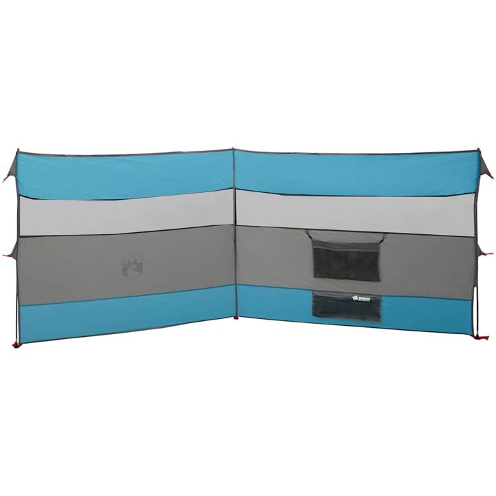 Vindskydd för camping blå vattentät vidaXL 340 x 130 cm – bild 6