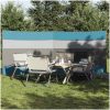 Vindskydd för camping blå vattentät vidaXL 340 x 130 cm – miniatyr 1