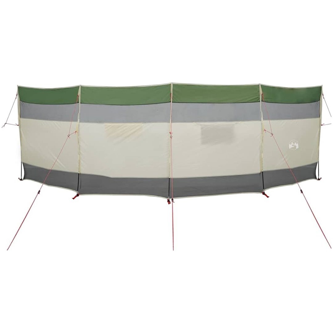 Vindskydd för camping grön vattentät vidaXL 510 x 153 cm – bild 2