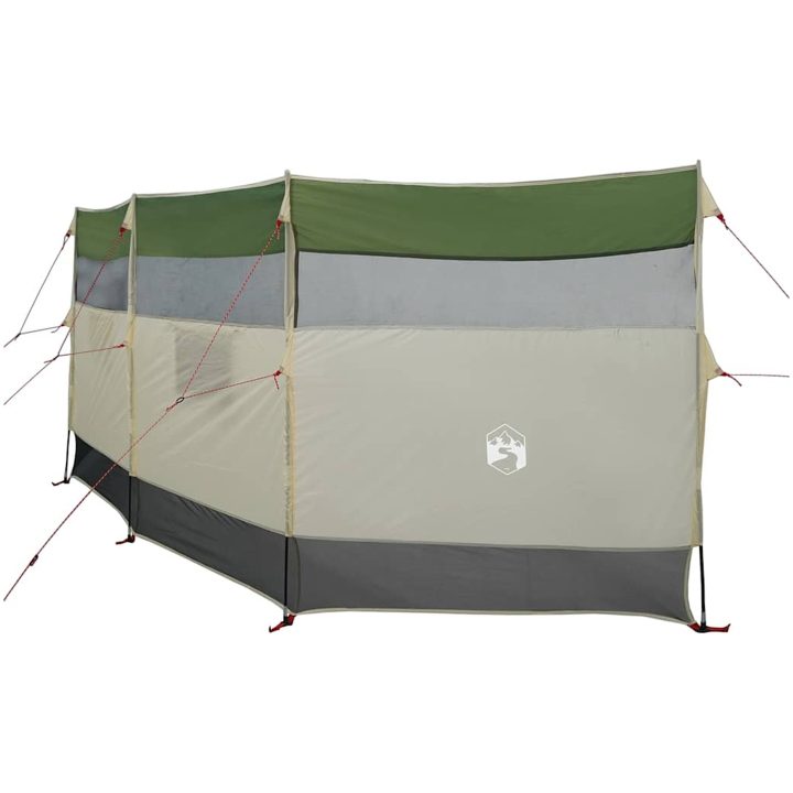 Vindskydd för camping grön vattentät vidaXL 510 x 153 cm – bild 5