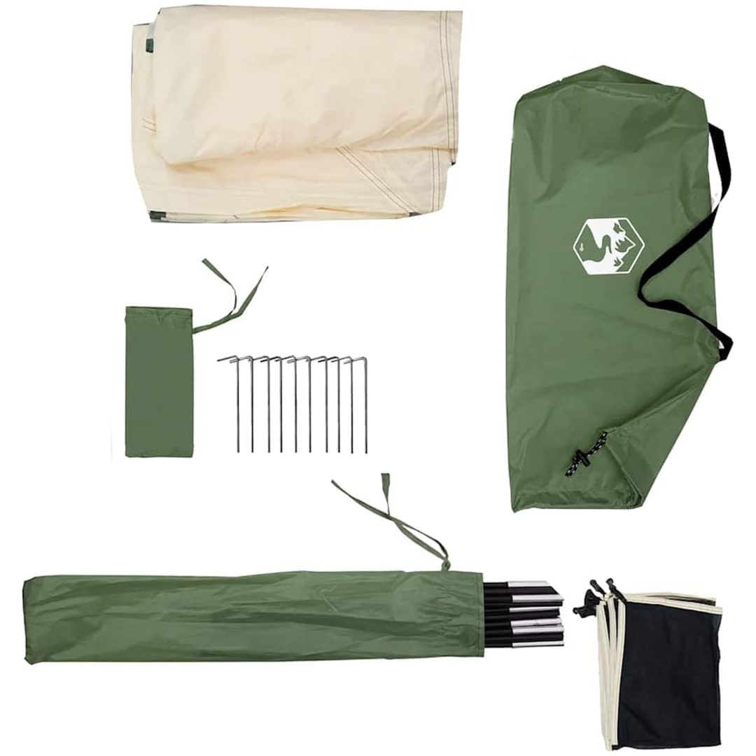 Vindskydd för camping grön vattentät vidaXL 510 x 153 cm – bild 10