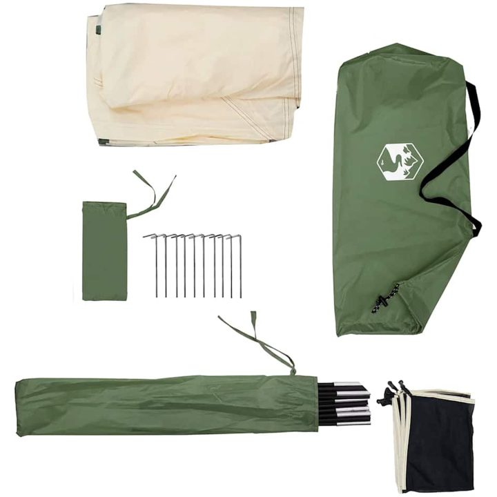Vindskydd för camping grön vattentät vidaXL 510 x 153 cm – bild 10