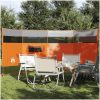 Vindskydd orange 366x152x152 cm vattentät vidaXL 366 x 152 cm – miniatyr 1