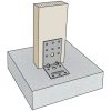 Vinkelbeslag Abu 90x60x2,5x60 Oval FASTCC Beteckning: ABU – miniatyr 2
