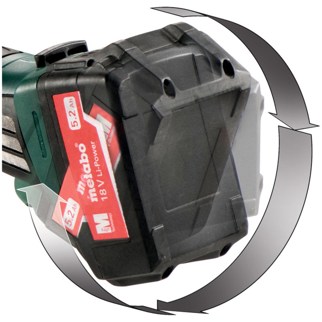 Vinkelslip 18V W 18 LTX 115 QUICK Utan Batteri METABO – bild 3