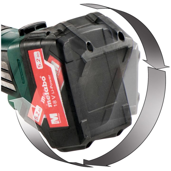 Vinkelslip 18V W 18 LTX 115 QUICK Utan Batteri METABO – bild 3