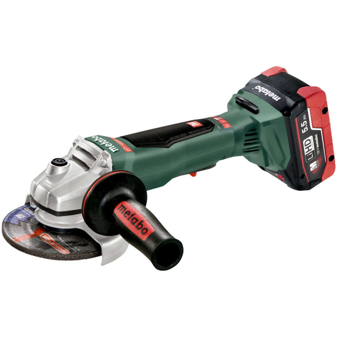 Vinkelslip 18V WPB 18 LTX BL 125 QUICK Med Batteri METABO Med Batteri